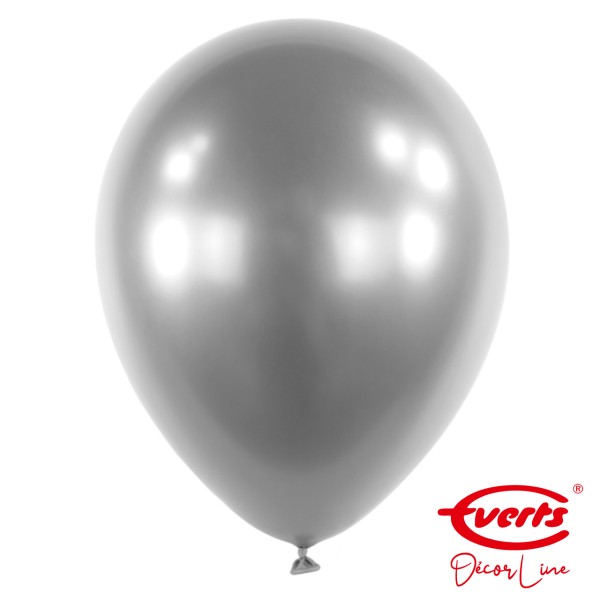 50 Luftballons - DECOR - Ø 35cm - Satin Luxe - Platinum