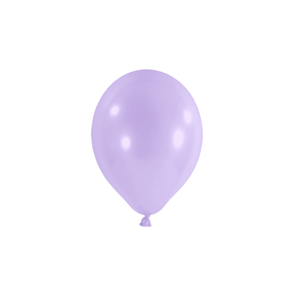 100 Miniballons - Ø 12cm - Pastell - Lavendel