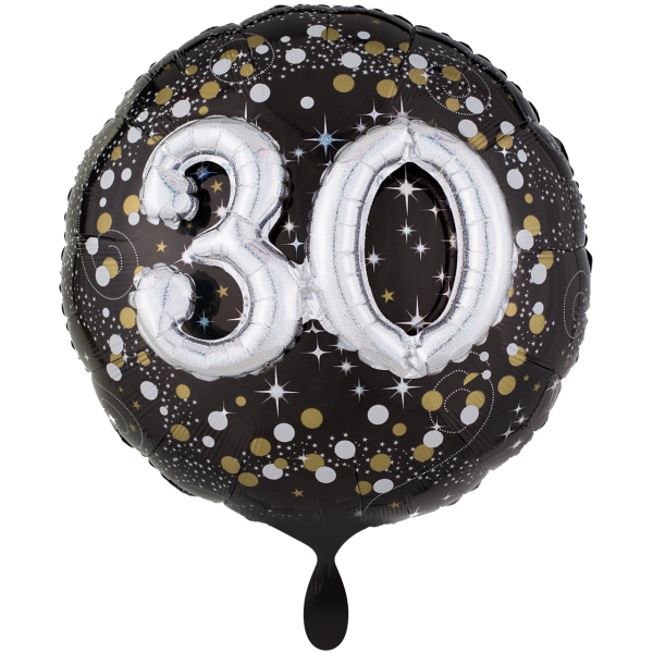 1 Ballon XXL - Sparkling Birthday 30