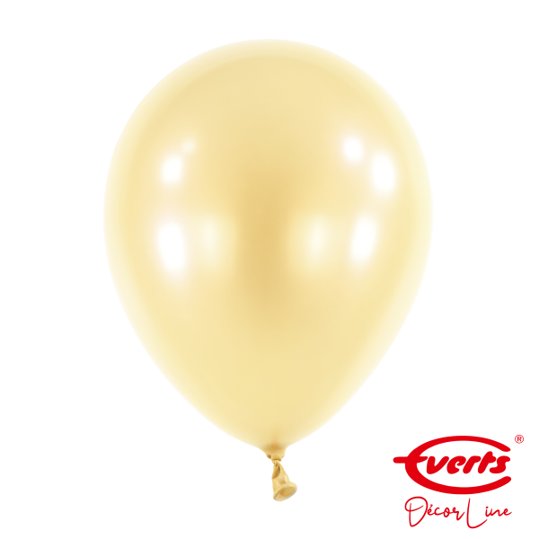 50 Luftballons - DECOR - Ø 28cm - Pearl &amp; Metallic - Vanilla Cream