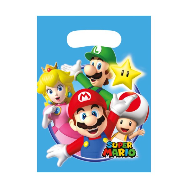 8 Partytüten - Super Mario