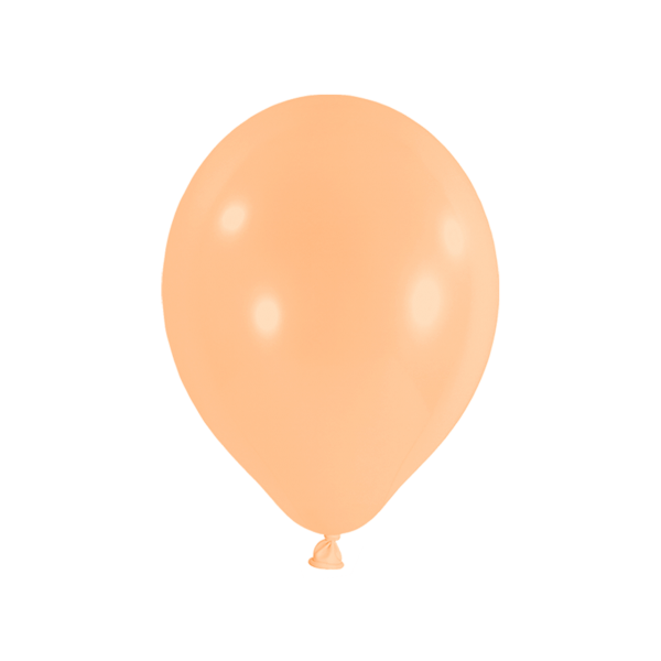 50 Luftballons - Ø 27cm - Pastell - Pfirsich