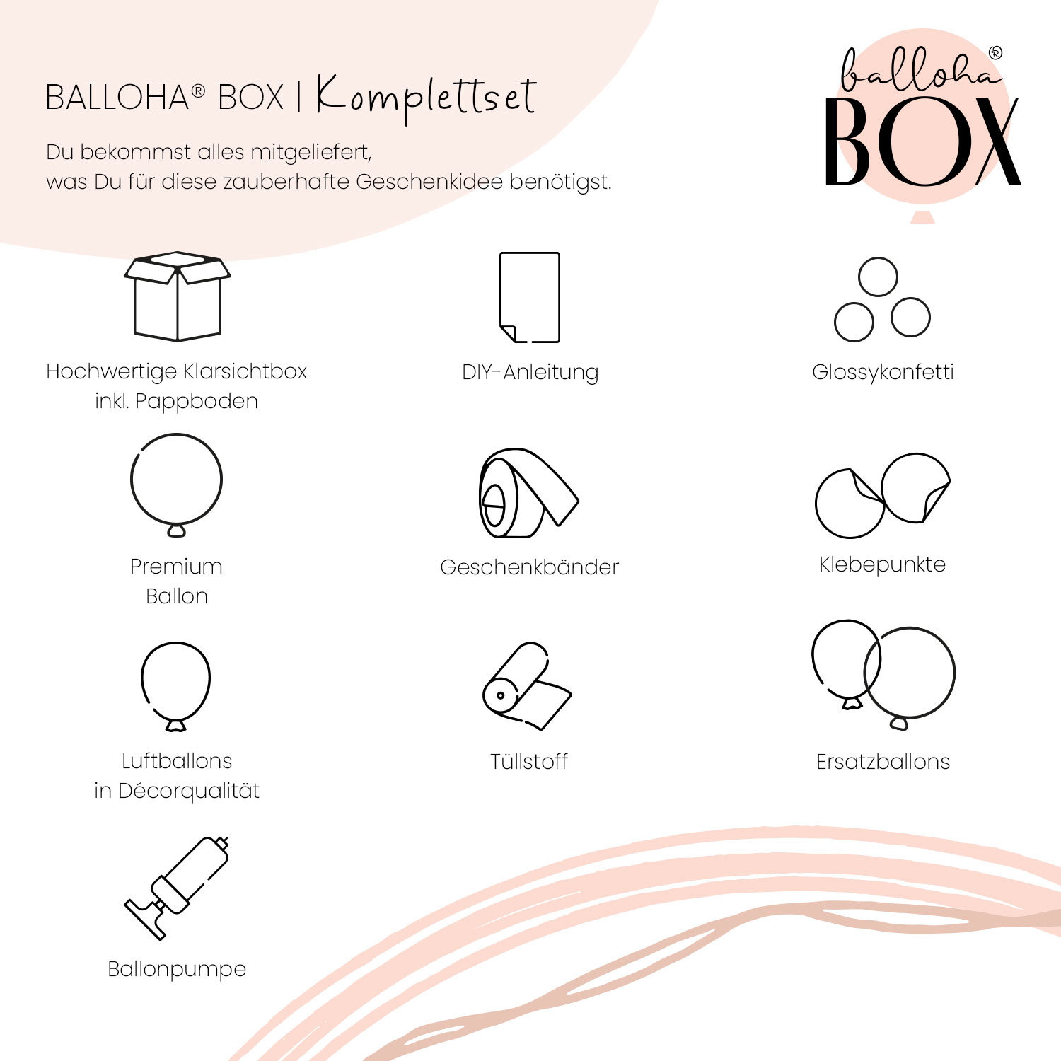 Balloha® Box mit Foto - DIY Natural Greenery