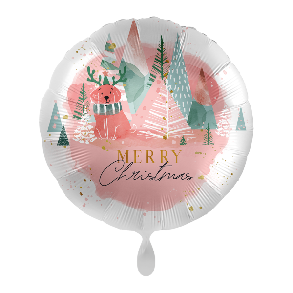 1 Balloon - Pink Christmas Miracle - ENG