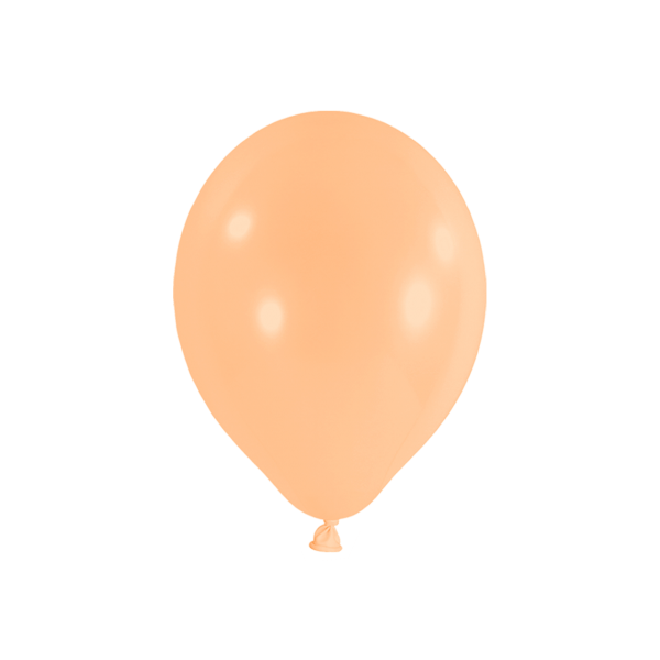 100 Luftballons - Ø 23cm - Pastell - Pfirsich