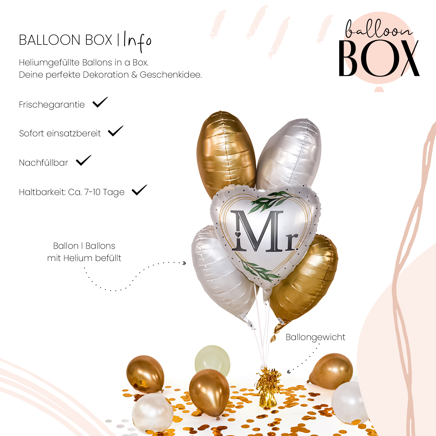 Heliumballon in a Box - Mr.