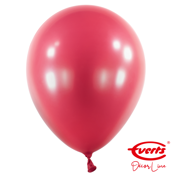 50 Luftballons - DECOR - Ø 35cm - Pearl &amp; Metallic - Burgundy