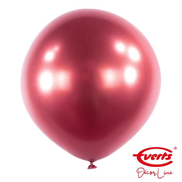 4 Riesenballons - DECOR - Ø 61cm - Satin Luxe - Pomegranate