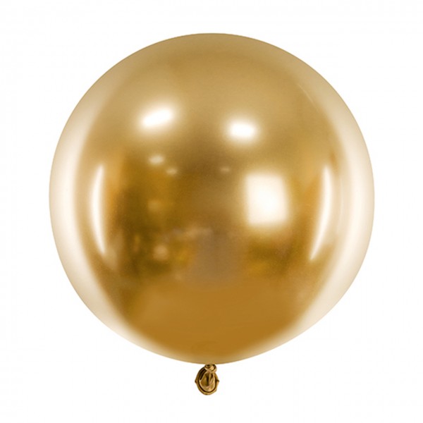 1 Riesenballon - Ø 60cm - Glossy - Gold