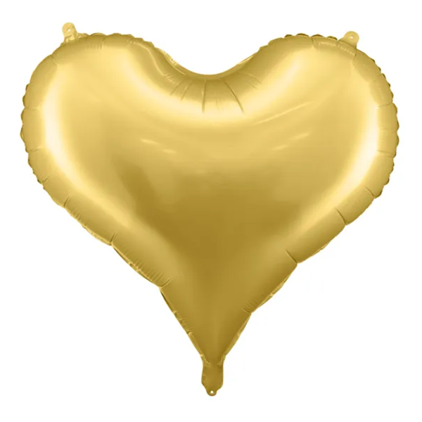 1 Ballon XXL - Herz - Gold