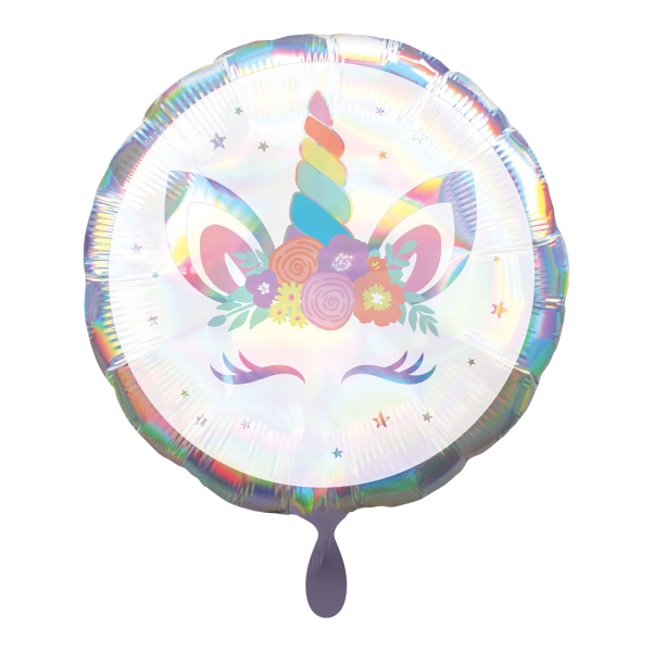 1 Ballon - Unicorn Party Iridescent