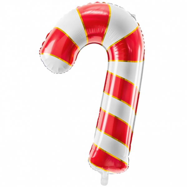 1 Ballon XXL - Candy Cane - Rot