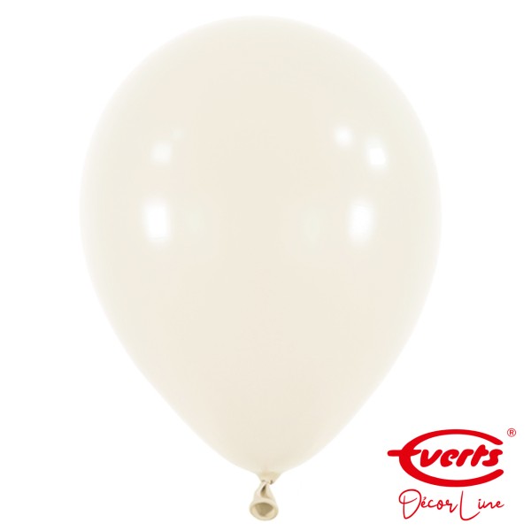 50 Luftballons - DECOR - Ø 35cm - Pearl &amp; Metallic - Ivory