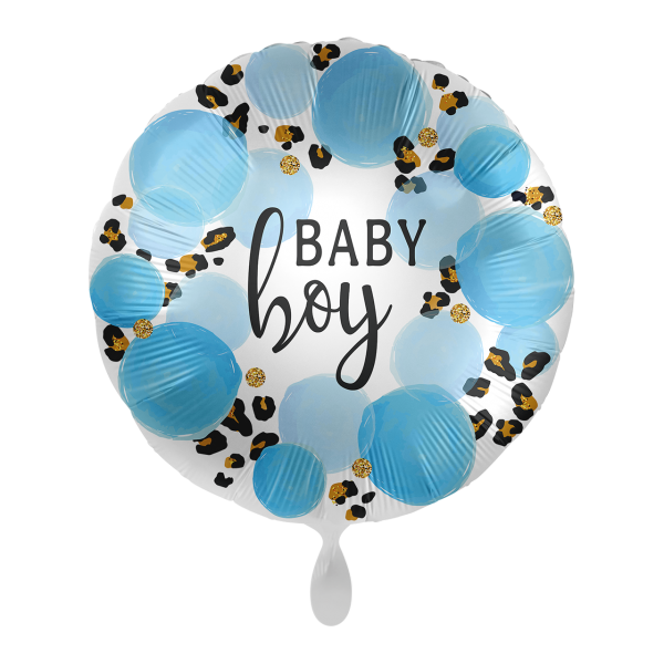 1 Balloon - Baby Boy Leopard - ENG