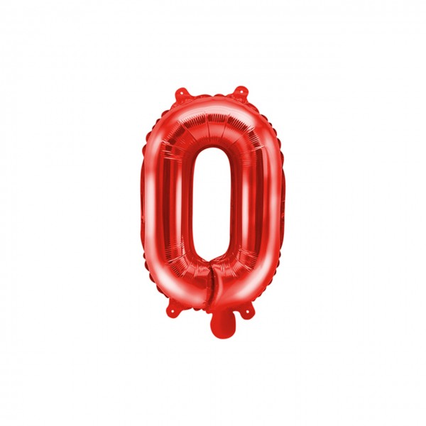 1 Ballon XS - Buchstabe O - Rot