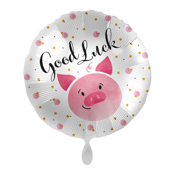 1 Balloon - Good Luck Piggy - ENG