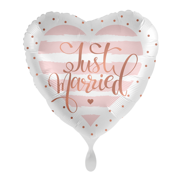 1 Balloon - Just Married Rose - ENG