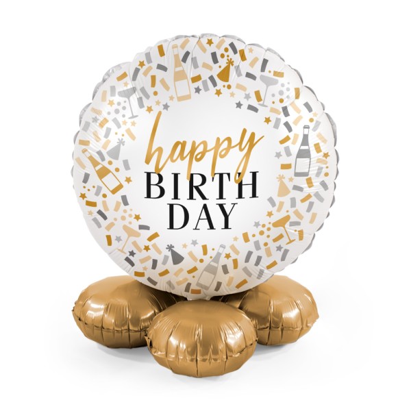 1 Balloon Bouquet - Hello Happy Birthday - ENG