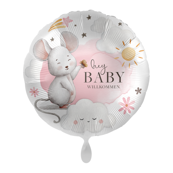 1 Balloon - Welcome Baby Mouse - GER