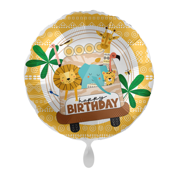 1 Balloon - Safari Birthday - ENG