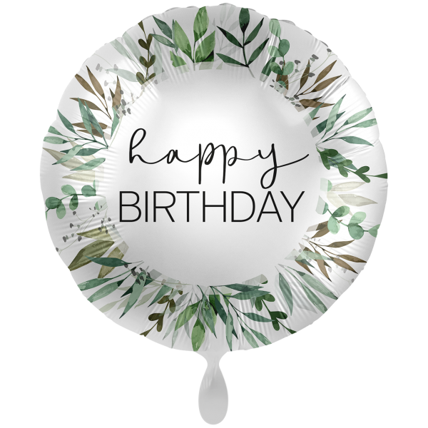 1 Balloon XXL - Natural Greenery Birthday