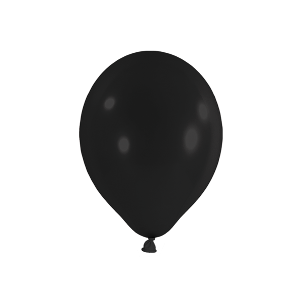 100 Luftballons - Ø 23cm - Schwarz