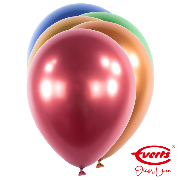 50 Luftballons - DECOR - Ø 28cm - Satin Luxe - Mixed