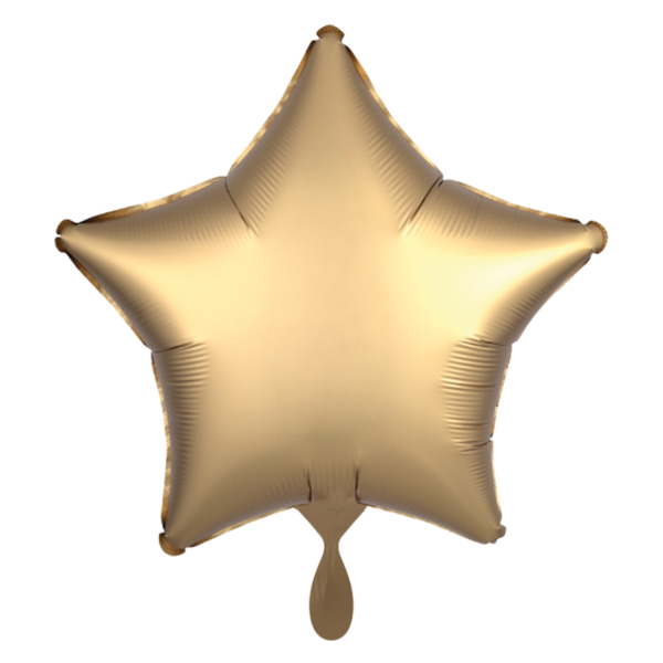1 Balloon - Stern - Silk Lustre - Gold
