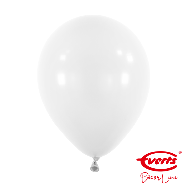 50 Luftballons - DECOR - Ø 28cm - Frosty White