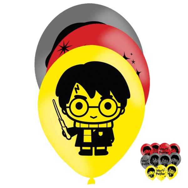 6 Motivballons - Ø 27,5cm - Harry Potter