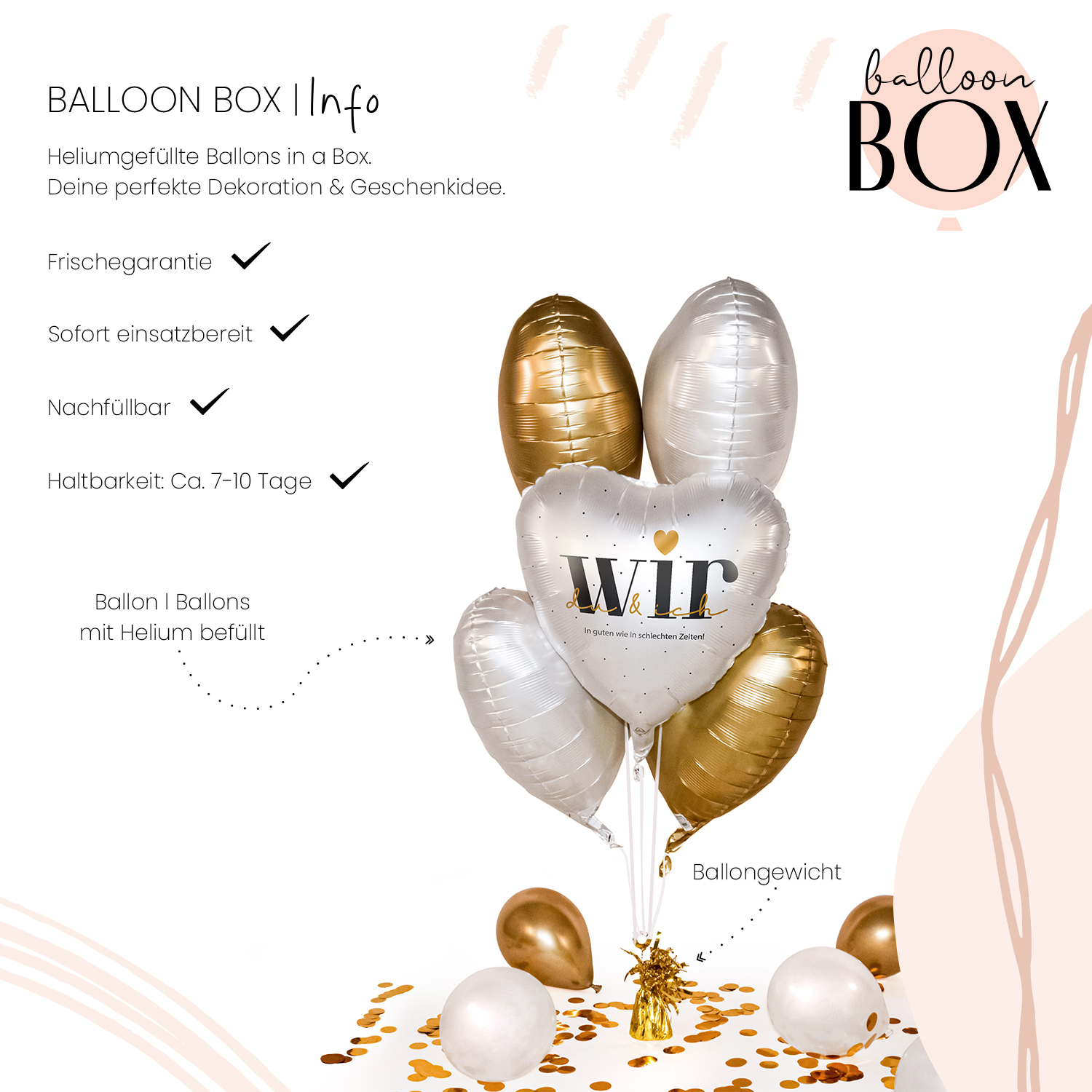 Heliumballon in a Box - WIR Promise