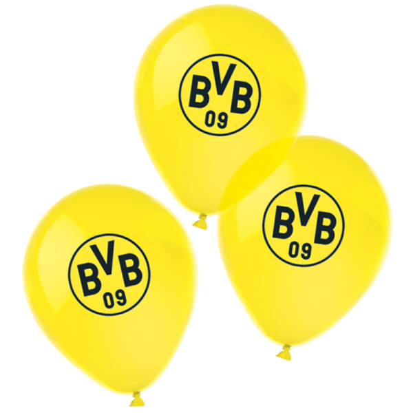 6 Motivballons - Ø 27,5cm - BVB Dortmund