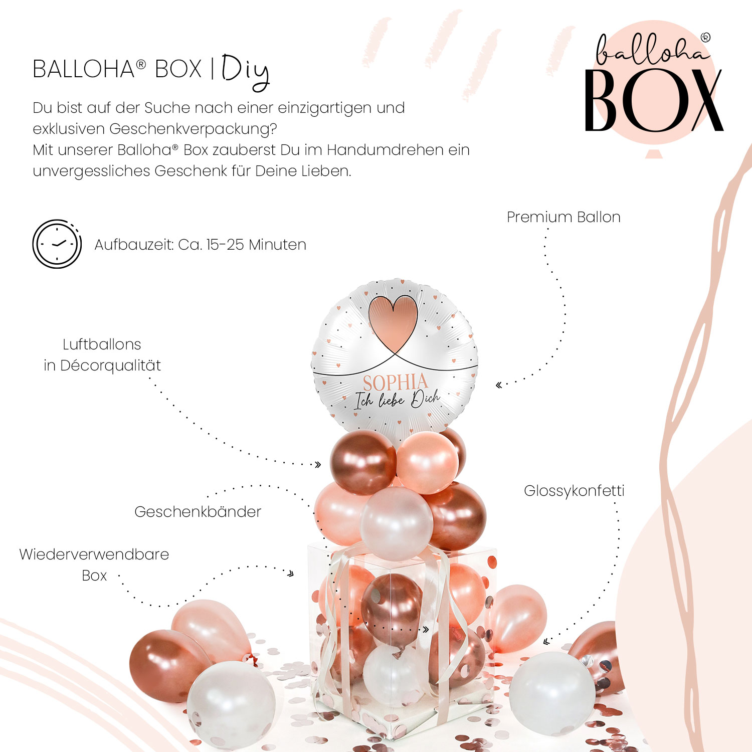 Balloha® Box mit Personalisierung - DIY My Lovely Favourite
