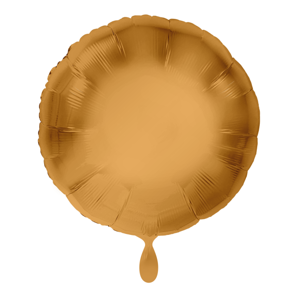1 Balloon - Rund - Gold