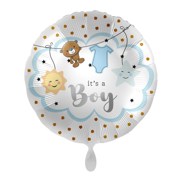 1 Balloon - Baby Boy is Coming - ENG