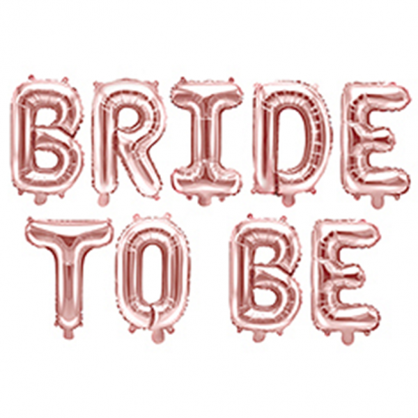 1 Ballon - Schriftzug - BRIDE TO BE