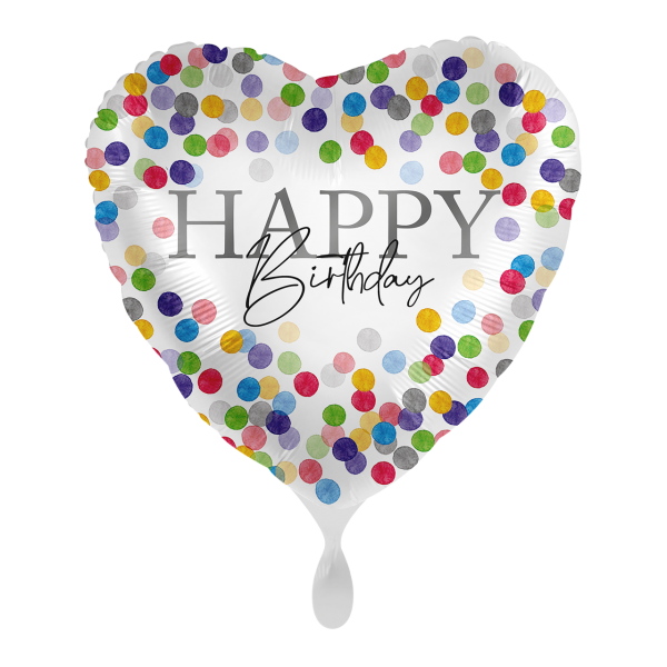 1 Balloon - Confetti Birthday - ENG