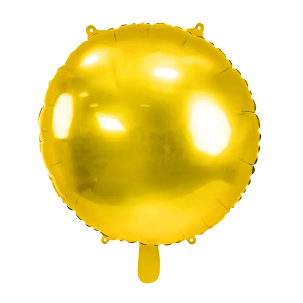 1 Ballon - Rund - Gold