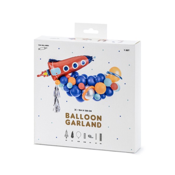 1 Ballonset - Ballongirlande - Rocket