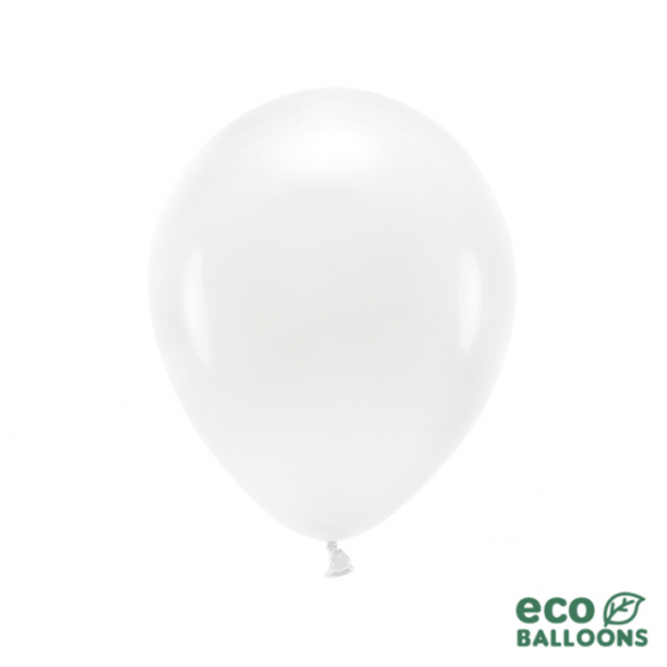 10 ECO-Luftballons - Ø 30cm - White