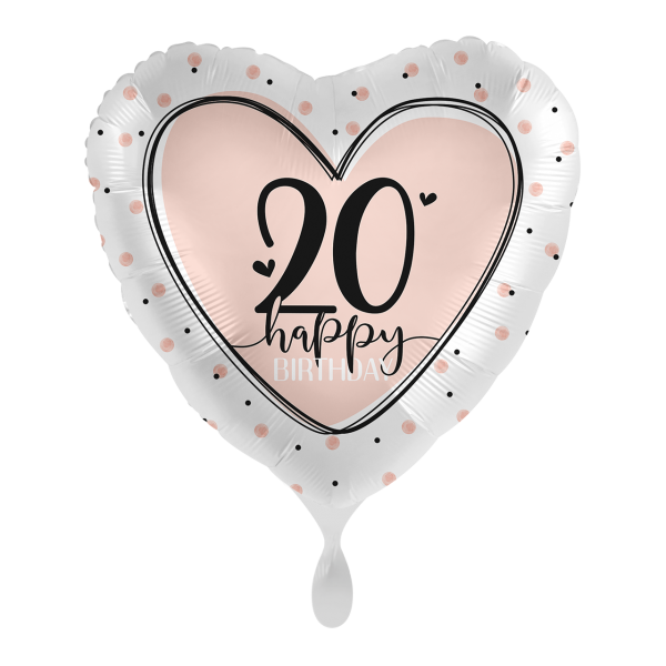 1 Balloon - Lovely Birthday 20 - ENG