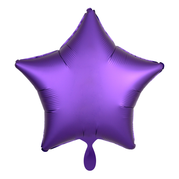 1 Balloon - Stern - Silk Lustre - Lila