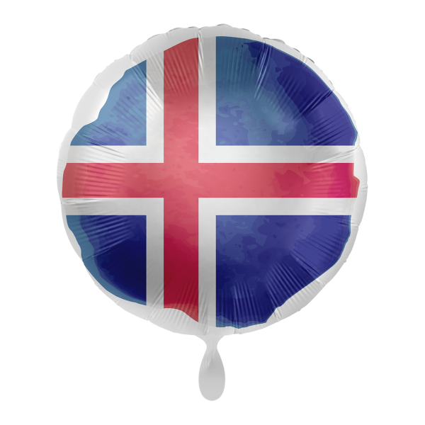 1 Balloon - Flag of Iceland - UNI