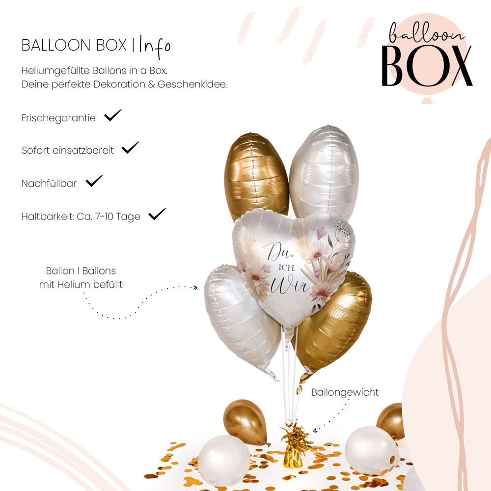 Heliumballon in a Box - You & Me