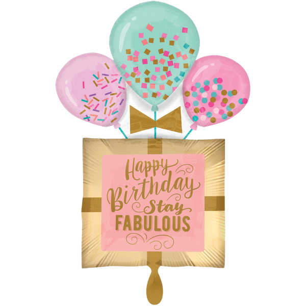 1 Ballon XXL - Fabulous Birthday Gift
