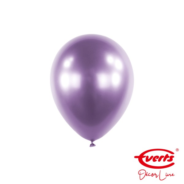 100 Luftballons - DECOR - Ø 12cm - Satin Luxe - Purple Royal