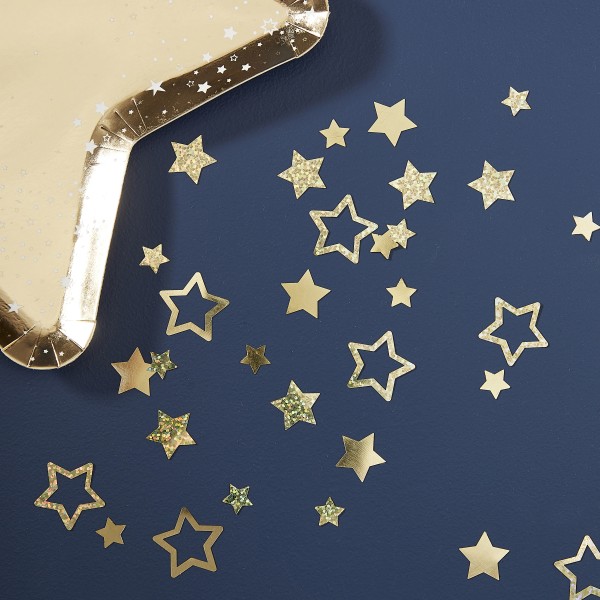 Confetti - Star Shaped - Gold