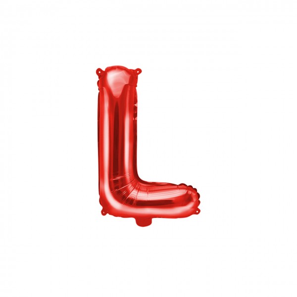 1 Ballon XS - Buchstabe L - Rot