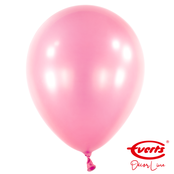 50 Luftballons - DECOR - Ø 35cm - Pearl &amp; Metallic - Pretty Pink (Rosa)