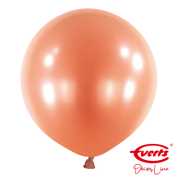 4 Riesenballons - DECOR - Ø 60cm - Pearl &amp; Metallic - Rosegold